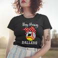 Busy Raising Ballers Funny Baseball Softball Soccer Mom Women T-shirt Gifts for Her