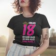 Endlich 18 Frauen Tshirt für Damen, Lustiges Volljährig Mädchen Geburtstagsshirt Geschenke für Sie