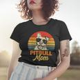 Funny Dog Pitbull Mom Pittie Mom Mothers Day  Women T-shirt Gifts for Her