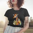 Giraffe Watercolor Women T-shirt Gifts for Her