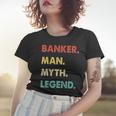 Herren Banker Mann Mythos Legende Frauen Tshirt Geschenke für Sie