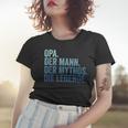 Herren Opa Der Mann Der Mythos Die Legende Vintage Retro Opa Frauen Tshirt Geschenke für Sie