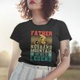 Herren Vatertag Biker Vater Ehemann Mountainbike Legende Frauen Tshirt Geschenke für Sie