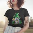 Irish Gnome Drink Beer Lucky Shamrock Gnome St Patricks Day V2 Women T-shirt Gifts for Her