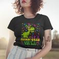 Its Mardi Gras Yall Funny Dinosaur Mardi Grawr Bead Costume Women T-shirt Gifts for Her