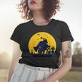 Klassisches Retro- „Kopfloser Reiter“ Sleepy Holloween Moon Frauen Tshirt Geschenke für Sie