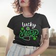 Lucky NurseSt Pattys Day Gift Shamrock Nurse  Women T-shirt Gifts for Her