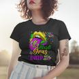 Mardi Gras Dripping Lips Funny Mardi Gras Drip Colors V2 Women T-shirt Gifts for Her