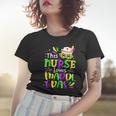 Mardi Gras Nurse This Nurse Loves Mardi Gras Funny Colorful Women T-shirt Gifts for Her