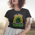 One Lucky Teacher Rainbow Infant Teacher St Patricks Day Women T-shirt Gifts for Her