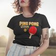 Ping Pong Ninja Tischtenniskelle Frauen Tshirt Geschenke für Sie