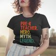 Pre-K Teacher Hero Myth Legend Vintage Lehrertag Frauen Tshirt Geschenke für Sie