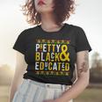 Pretty Black And Educated African Women Black History Month V7 Women T-shirt Gifts for Her