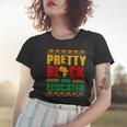 Pretty Black And Educated Women African Map Black History Women T-shirt Gifts for Her