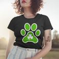 Shamrock Dog St Patricks Day Women T-shirt Gifts for Her