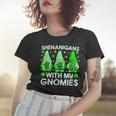 Shenanigans With My Gnomies St Patricks Day Gnomes Irish Women T-shirt Gifts for Her