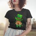 St Patricks Day Leprechaun Squirrel Rodents Shamrock Irish Women T-shirt Gifts for Her