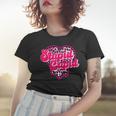 Stupid Cupid Anti Valentine Groovy Valentine Checker Heart Women T-shirt Gifts for Her