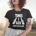 Tennis Und Bier Tenniscamp Tennistrainer Tenniscamp Frauen Tshirt Geschenke für Sie