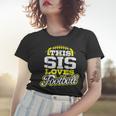 This Sister Loves Football Yellow Variant Women T-shirt Gifts for Her
