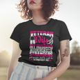 Veteran Wife Husband Soldier & Saying For Military Women Women T-shirt Gifts for Her