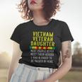 Vietnam Veteran Daughter Raised By My Hero War Veterans Women T-shirt Gifts for Her