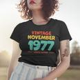 Vintage 1977 November Legend Born In November 1977 Geburtstag Frauen Tshirt Geschenke für Sie