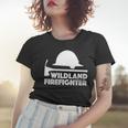 Womens Wild Land Rural Fire Fighters Forest Ladder-Man Helmet Ax Women T-shirt Gifts for Her