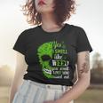 Yes I Smell Like Weed You Smell Like You Missed Out Skull Women T-shirt Gifts for Her