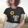 You Are My Sunshine Hippie Sunflower Elephant Gift Friend Women T-shirt Gifts for Her