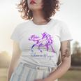 Believe In Magic Einhorn-Frauen Tshirt, Vintage-Fantasiekunst für Pferdefans Geschenke für Sie