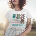 Coffee Scrubs And Rubber Gloves Nurse Life Nurses Day Women T-shirt Gifts for Her