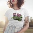 Cottagecore Aesthetic Embroidery Frogs Butterfly Frog Lover Women T-shirt Gifts for Her