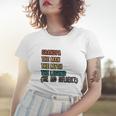 Grandpa The Man The Myth The Legend The Bad Influence Women T-shirt Gifts for Her