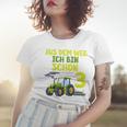 Kinder Ich Bin Schon 3 Traktor Frauen Tshirt für Jungen, Trecker Motiv Geschenke für Sie