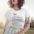 Opa Definition Frauen Tshirt, Herren Spruch für Großvater Geschenke für Sie