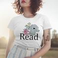 Teacher Library Read Book Club Piggie Elephant Pigeons Funny V3 Women T-shirt Gifts for Her