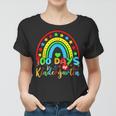 100 Days Of Kindergarten Teacher - 100 Days Smarter Rainbow Women T-shirt