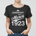 100 Geburtstag 100 Jahre Alt Legendär Seit März 1923 Frauen Tshirt