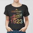 100 Geburtstag 100 Jahre Alt Legendär Seit März 1923 V5 Frauen Tshirt