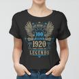 100 Jahre Legende Frauen Tshirt Männer, Perfektes 1920 Geburtstags-Outfit