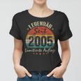 17 Geburtstag Legendär Seit 2005 Geschenk Jahrgang Frauen Tshirt