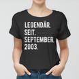 20 Geburtstag Geschenk 20 Jahre Legendär Seit September 200 Frauen Tshirt