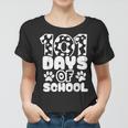 101 Days Of School Dog Paws 100Th Days Smarter Teacher Kids  Women T-shirt