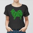 Pomeranian Dog Shamrock Leaf St Patrick Day  Women T-shirt