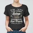 34. Geburtstag Herren Frauen Tshirt Mythos Legende 1989 Vintage