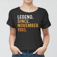 39. Geburtstag Frauen Tshirt, Legende seit November 1983