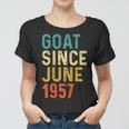 65 Geburtstag 65 Jahre Alte Ziege Seit Juni 1957 Frauen Tshirt