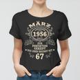67 Geburtstag Geschenk Mann Mythos Legende März 1956 Frauen Tshirt
