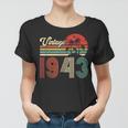 80. Geburtstag Vintage 1943 Frauen Tshirt für Frauen und Männer